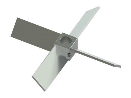 پره همزن چهار تیغه مایل