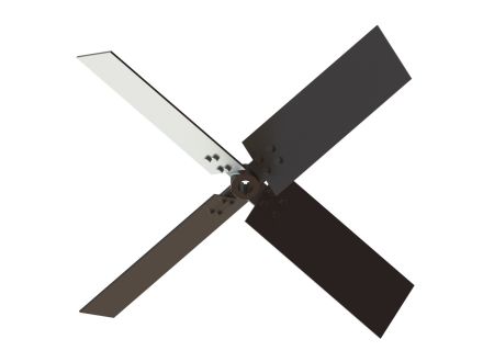 پره همزن چهار تیغه مایل