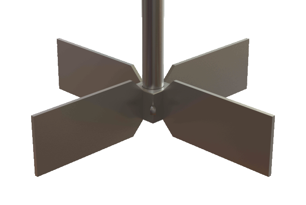 پره همزن میکسر توربینی